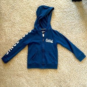 Oshkosh, full zip hoodie, size 6